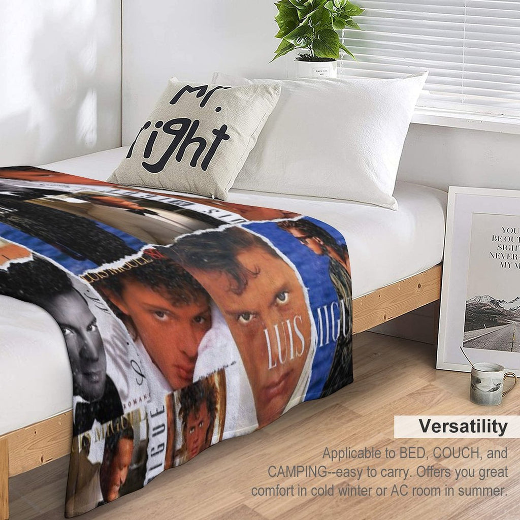 Luismi Albums Gift-ready Throw Blanket