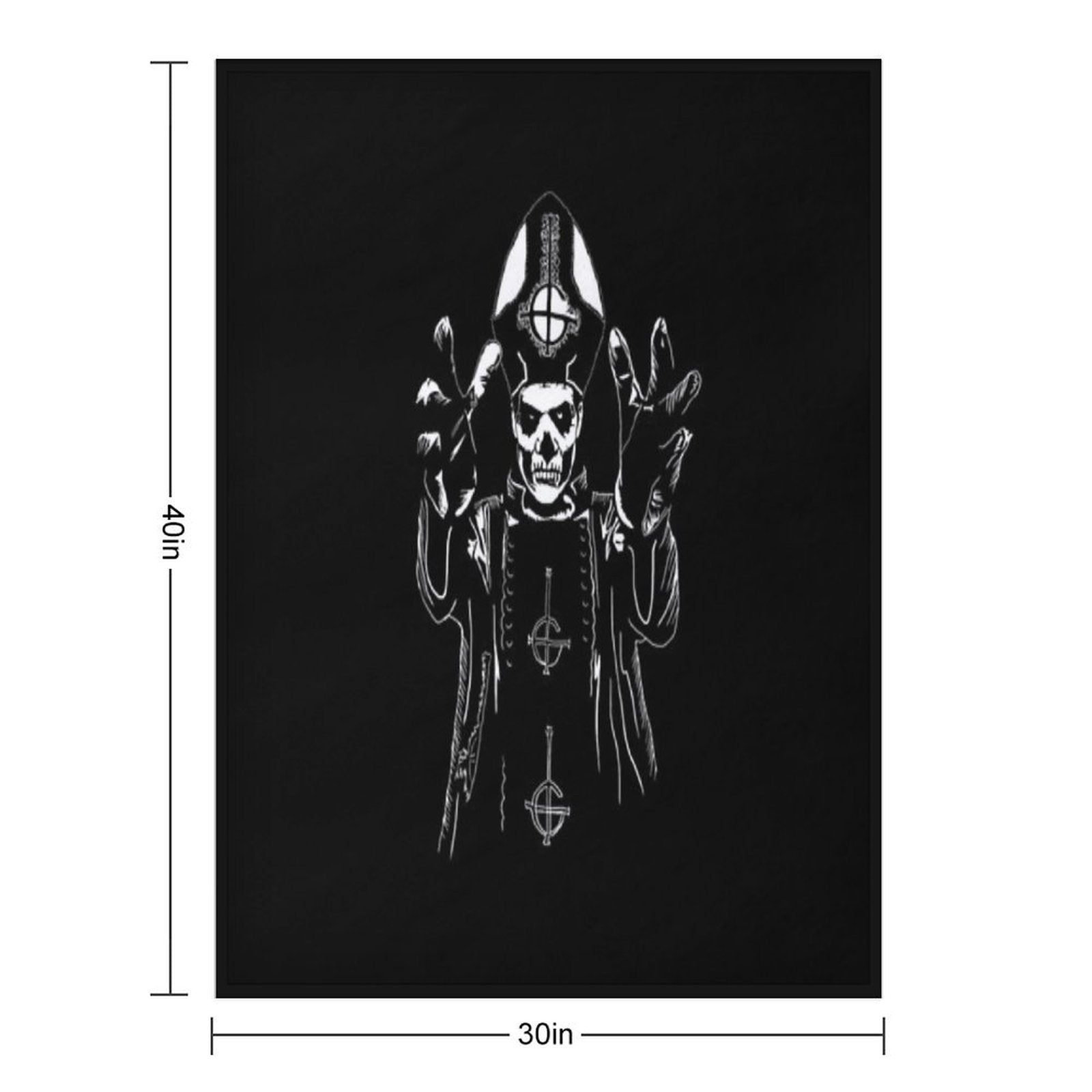 Ghóst - Papas Wrath Lightweight Throw Blanket