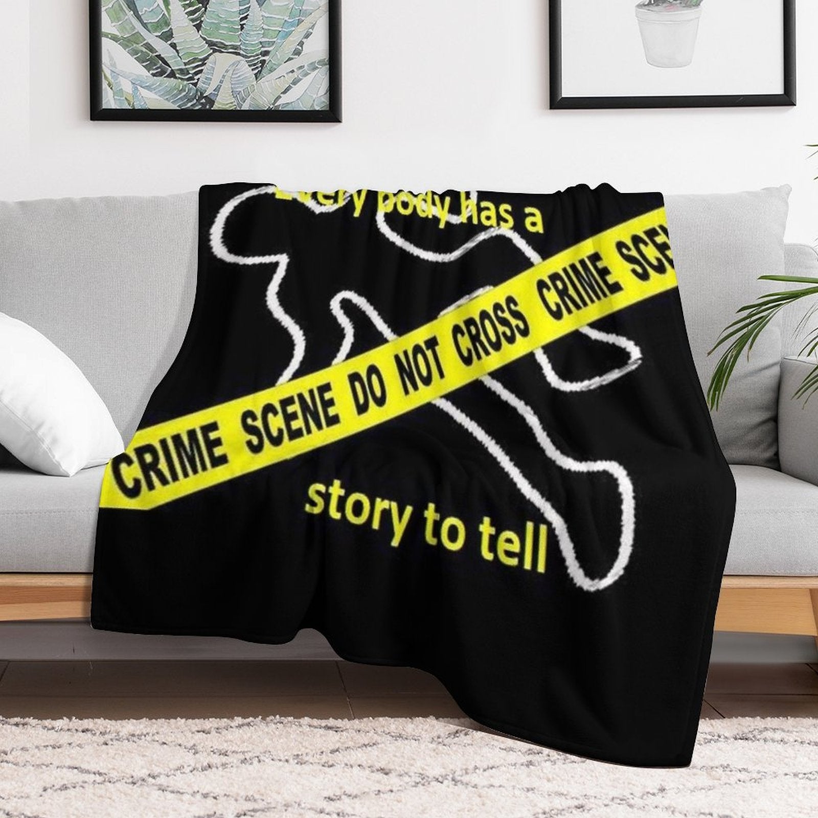 Every Body Has A Story to Tell Quick-dry Throw Blanket