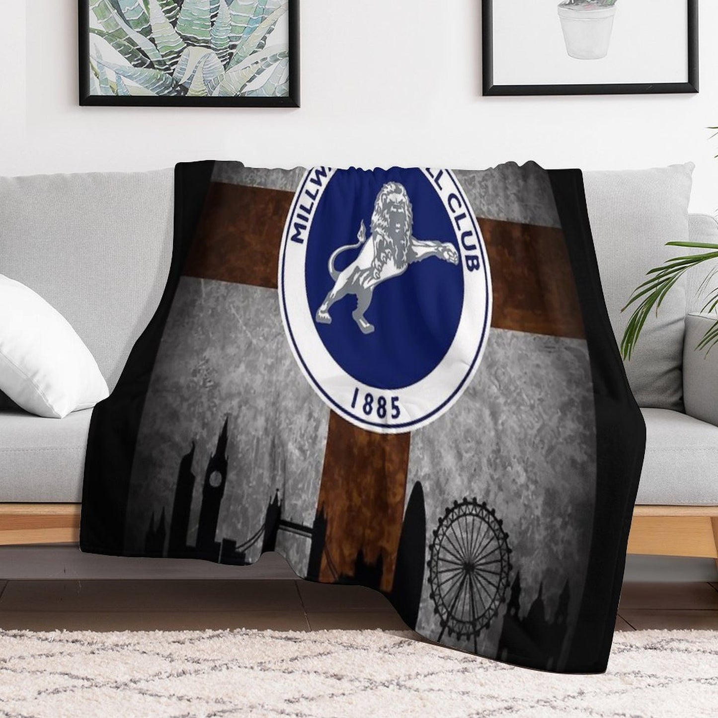 Millwall London Velvety-soft Throw Blanket