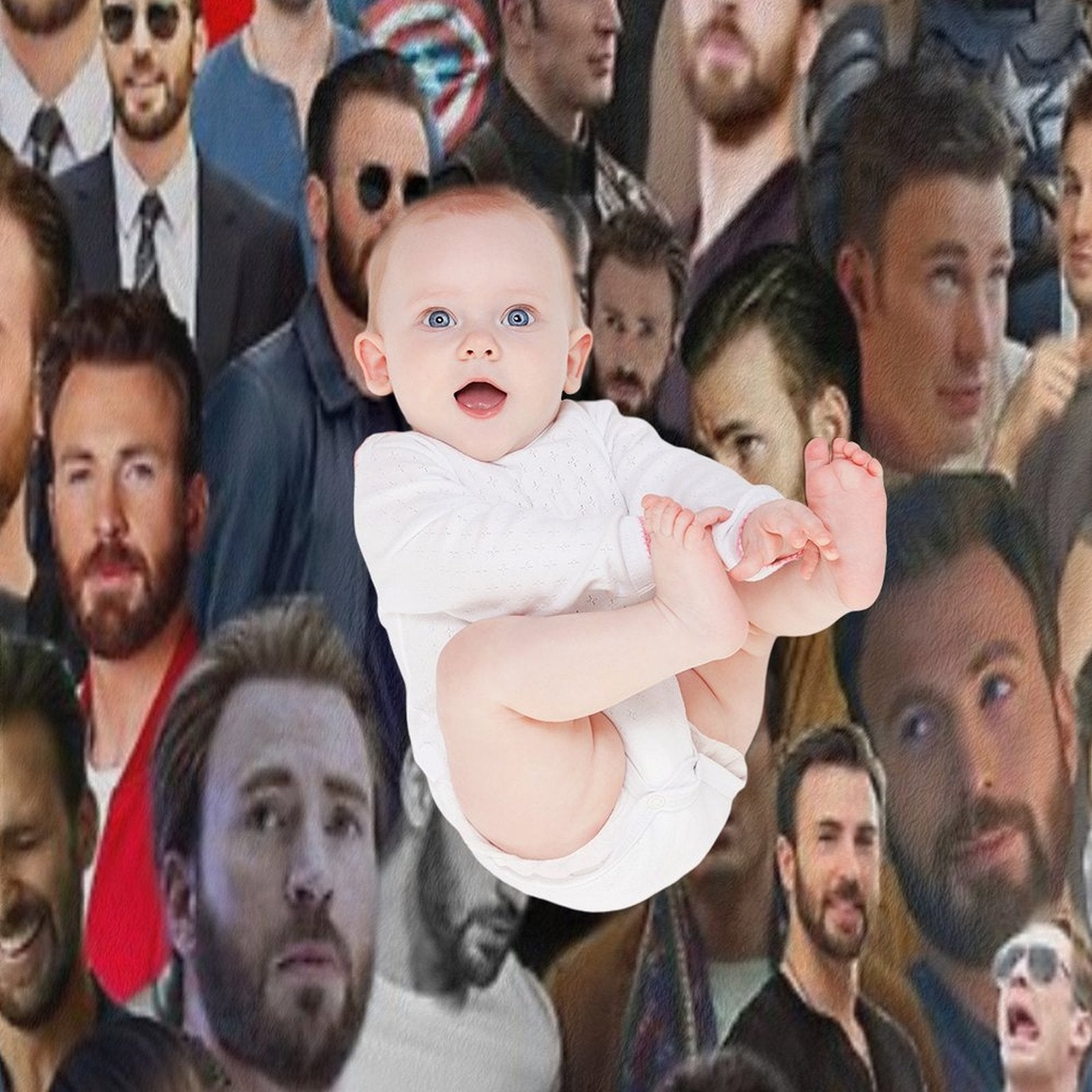 Chris Evans Velvety-soft Throw Blanket