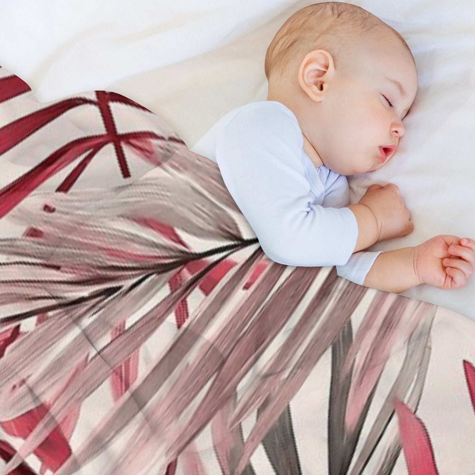 Fleur Fantasia Anti-pilling Throw Blanket