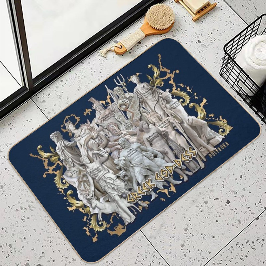 Greek God-Dess  Repositionable Bath Mat