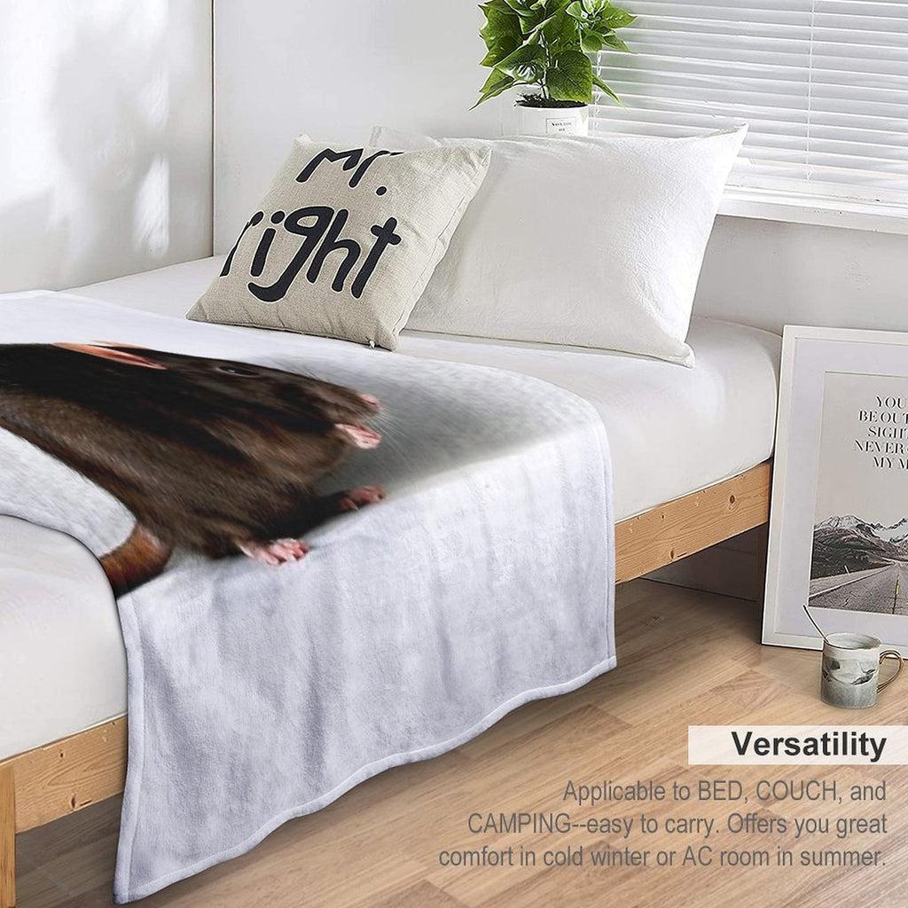 Rat Anti-pilling Throw Blanket