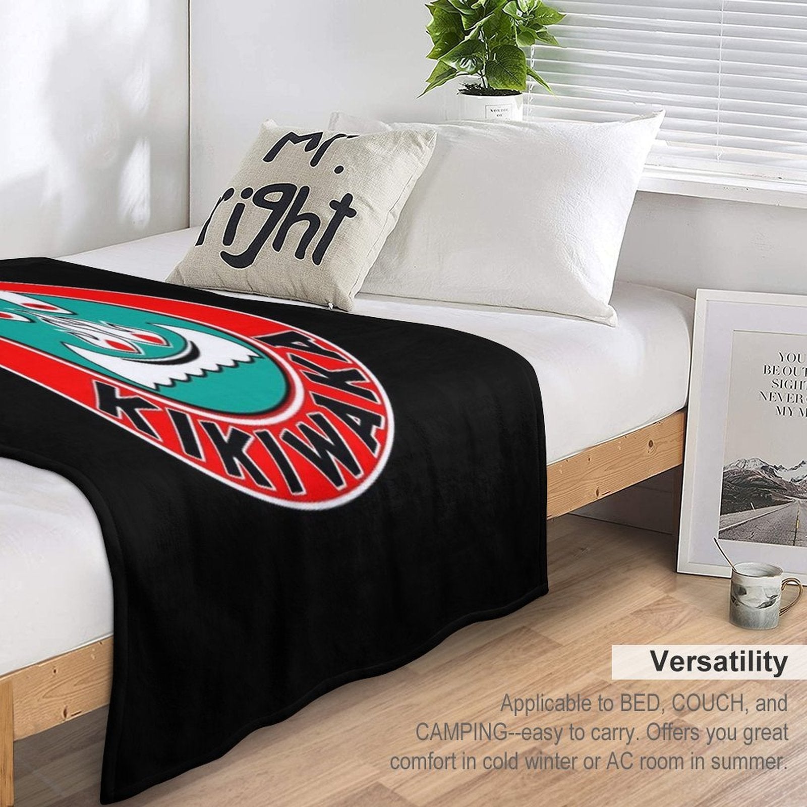 Camp Kikiwaka Sustainable Throw Blanket