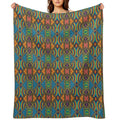 Technicolor Kaleidoscope Comfort Throw Blanket
