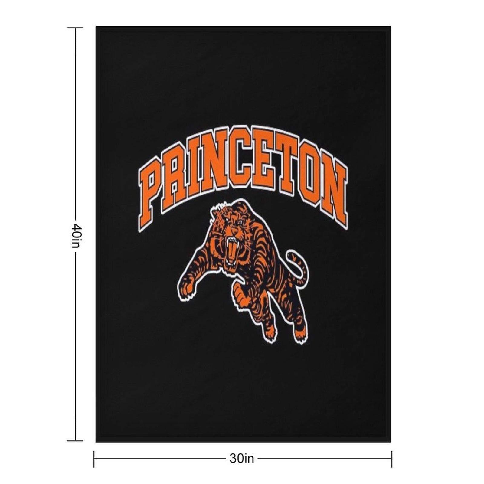 Princeton Tiger Versatility Throw Blanket
