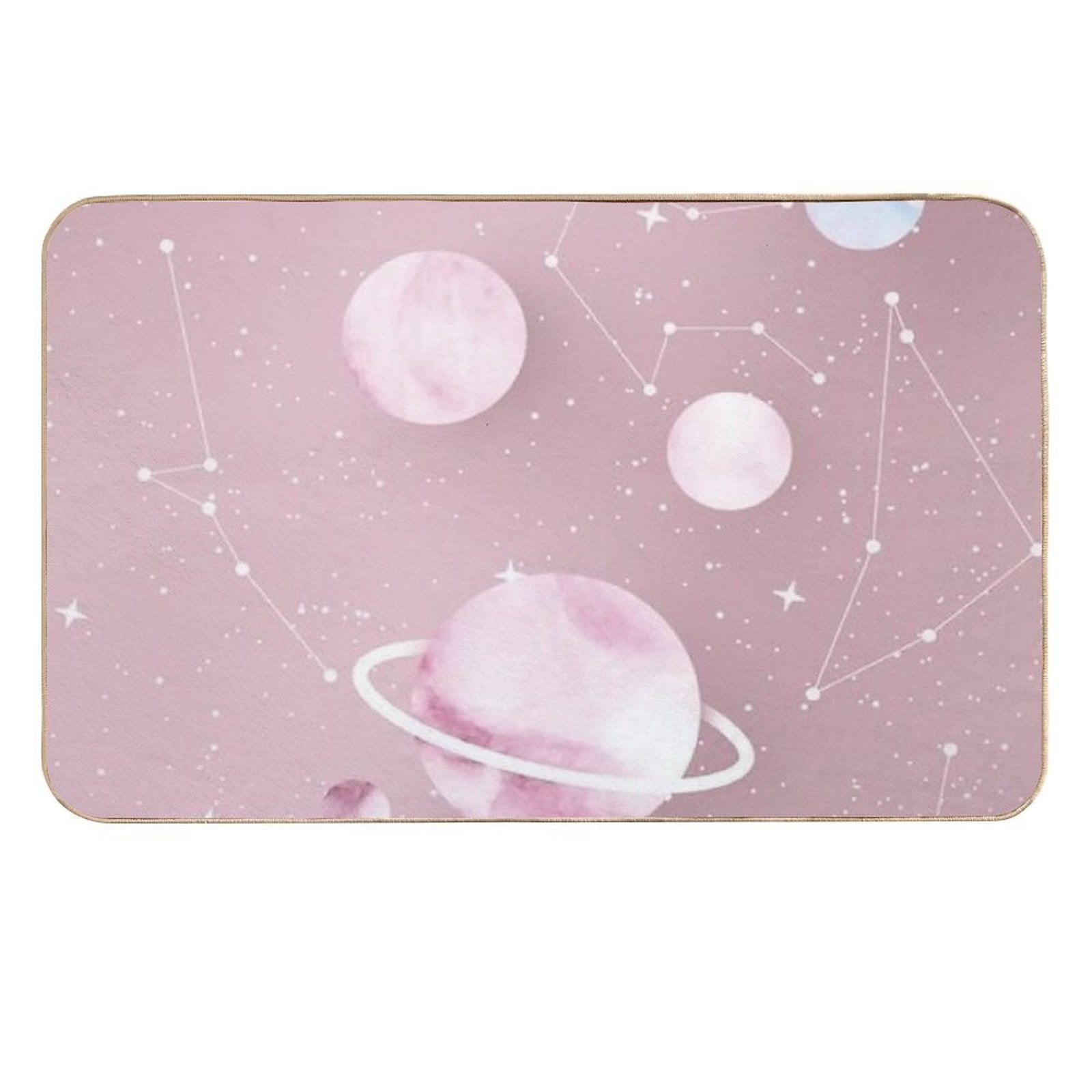 Planets Vsco  Dirt-Trapping Bath Mat