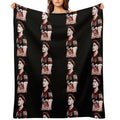 Reece Walsh NRL Orange Posterized Multi-functional Throw Blanket