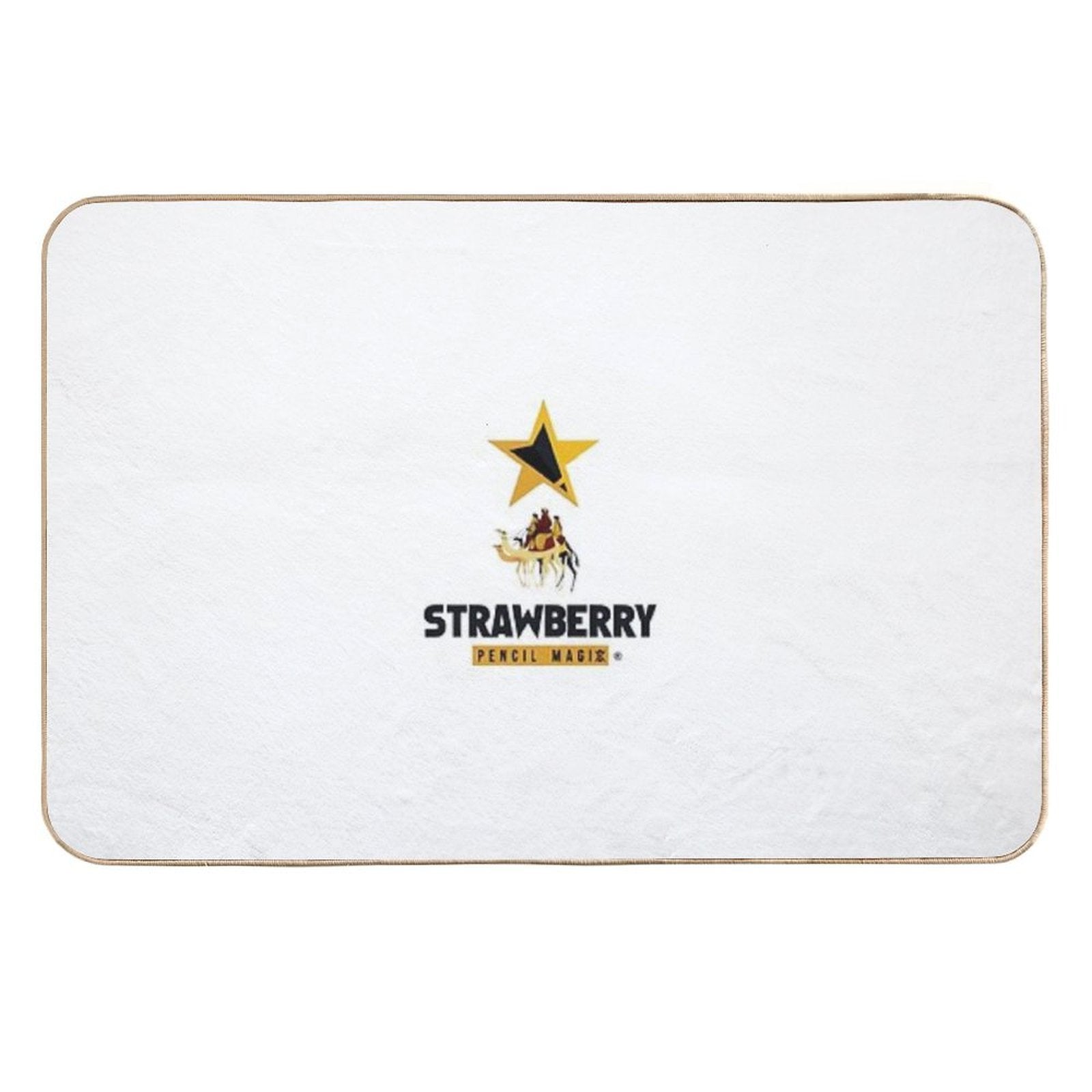 Strawberry Pencil Magic  Anti-Trip Bath Mat