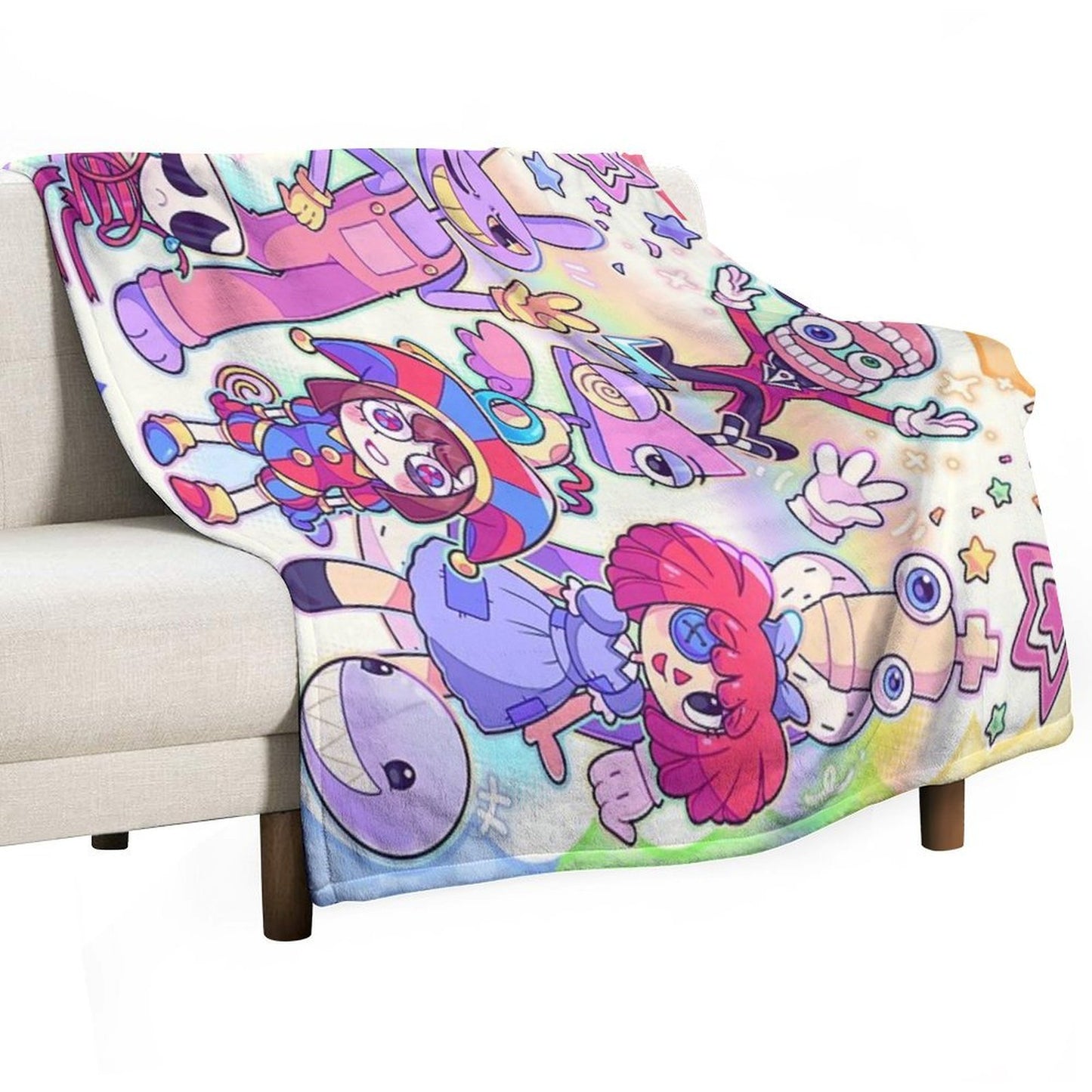 The Amazing Digital Circus Multi-functional Throw Blanket