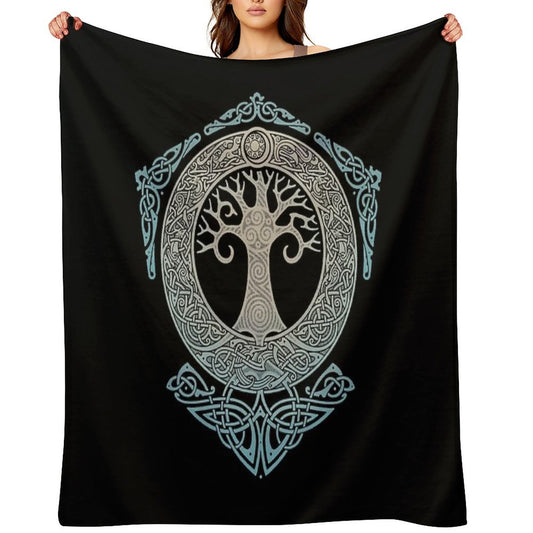 YGGDRASIL.TREE OF LIFE. Durable Throw Blanket
