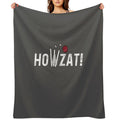 Cricket Lover Howzat Ball And Wicket by Cricket Fan Gifts Durable Throw Blanket
