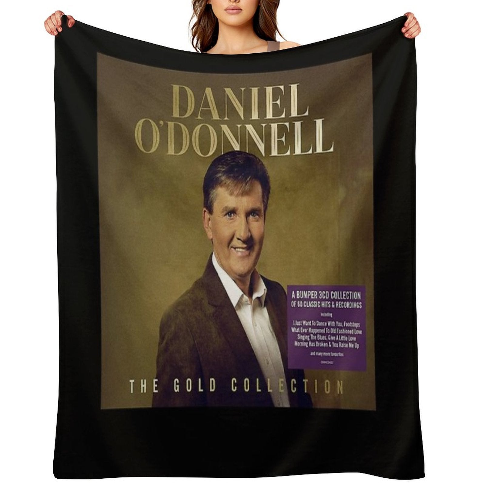 Daniel O'Donnell Gold Collection Plush Throw Blanket