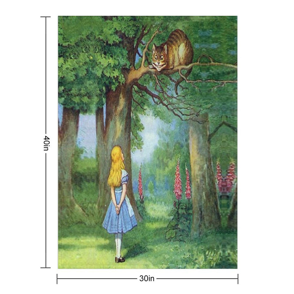 Cheshire Cat Quick-dry Throw Blanket