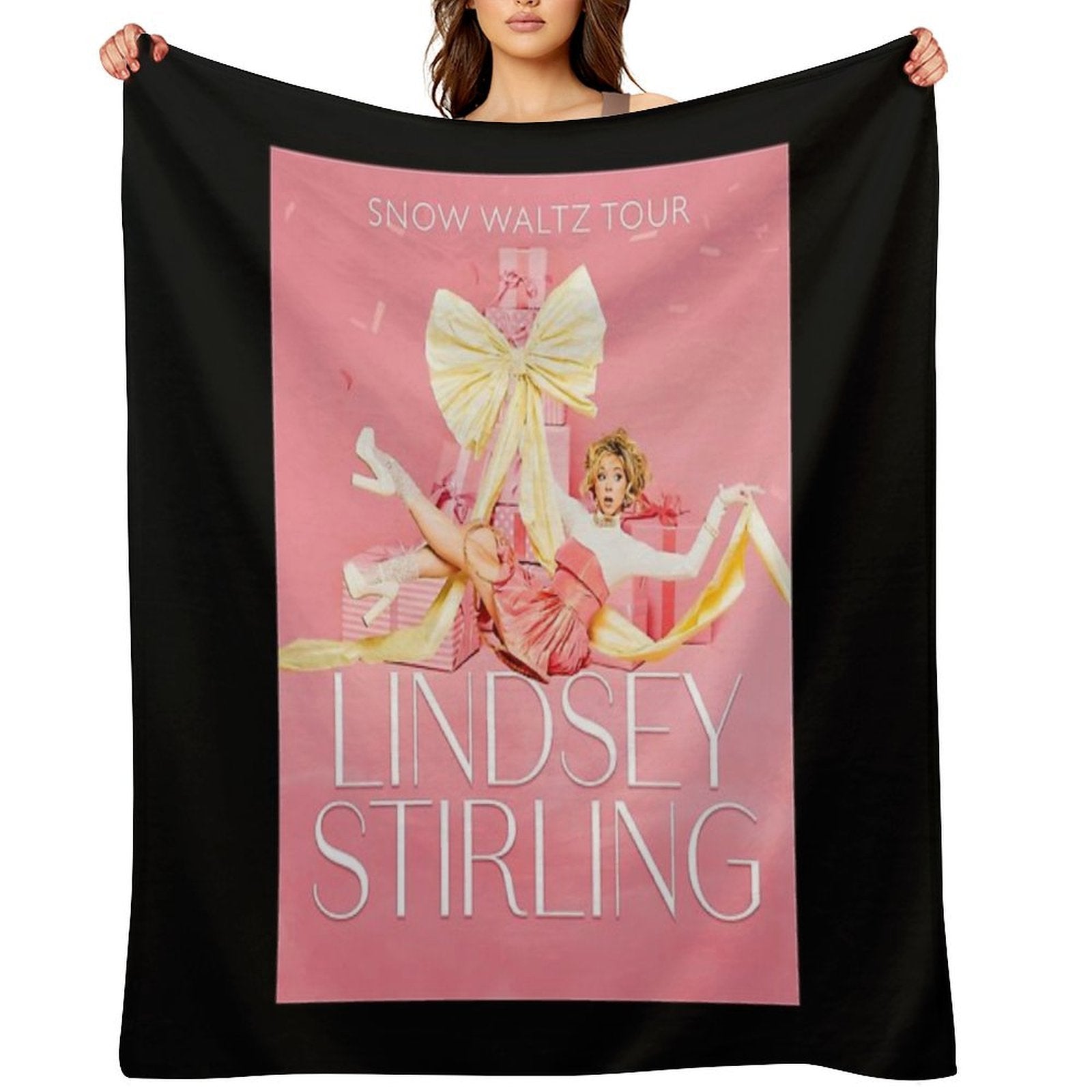 Snow Waltz Tour Travel-friendly Throw Blanket