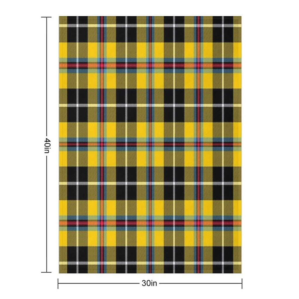 Cornish Tartan Easy Care Throw Blanket