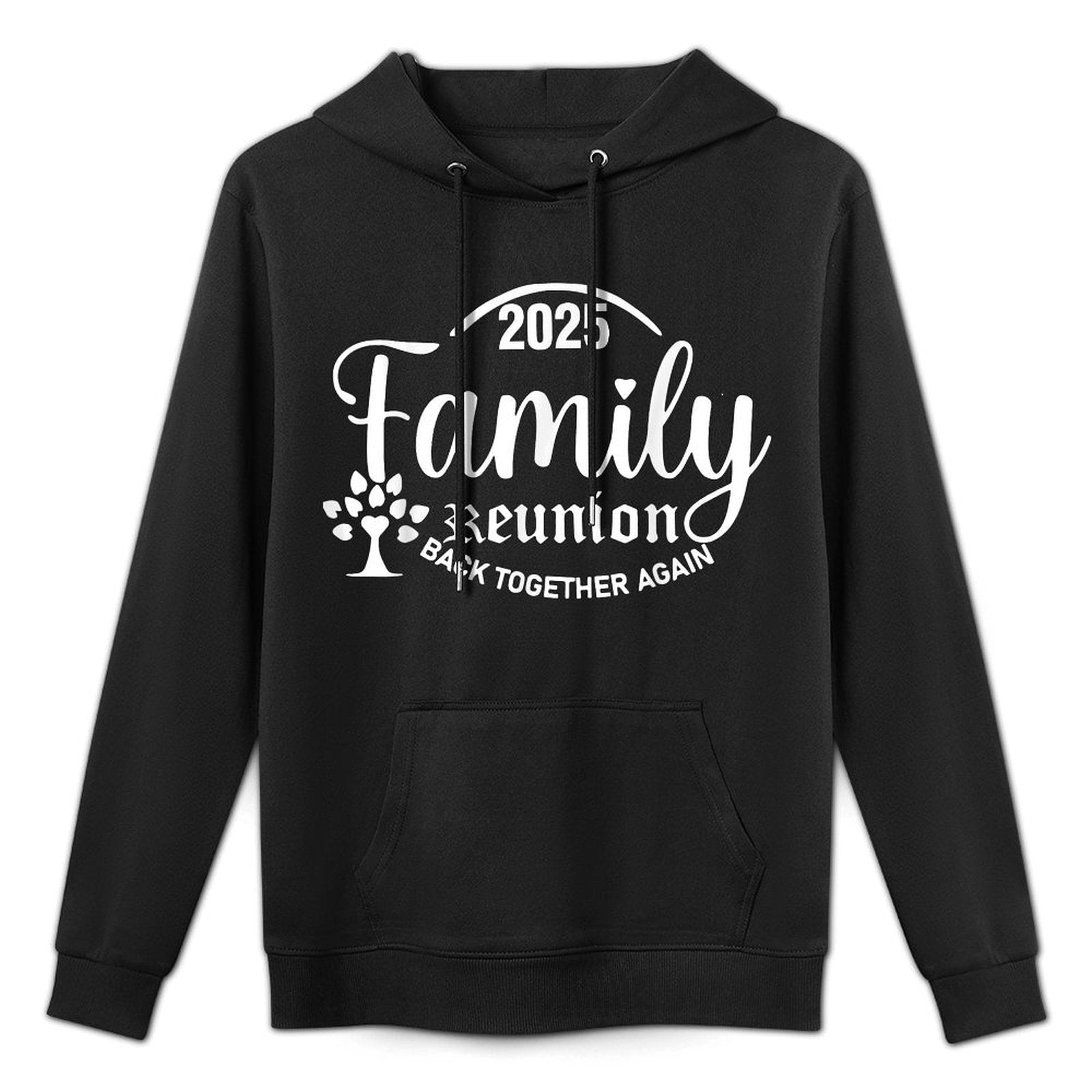 Family Reunion Back Together Again Funny Family Reunion 2025 Relaxed Fit Hoodie
