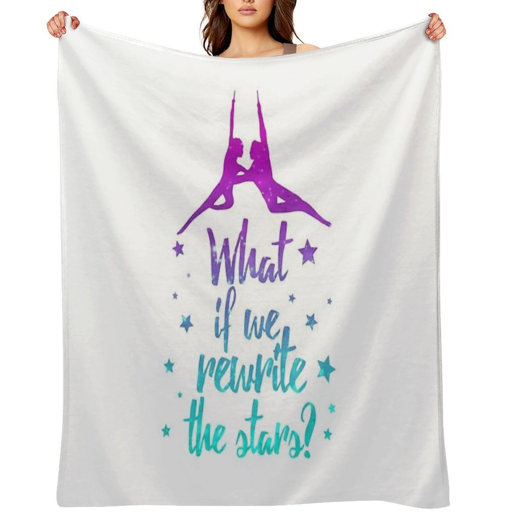 Greatest Showman Rewrite The Stars Easy Care Throw Blanket