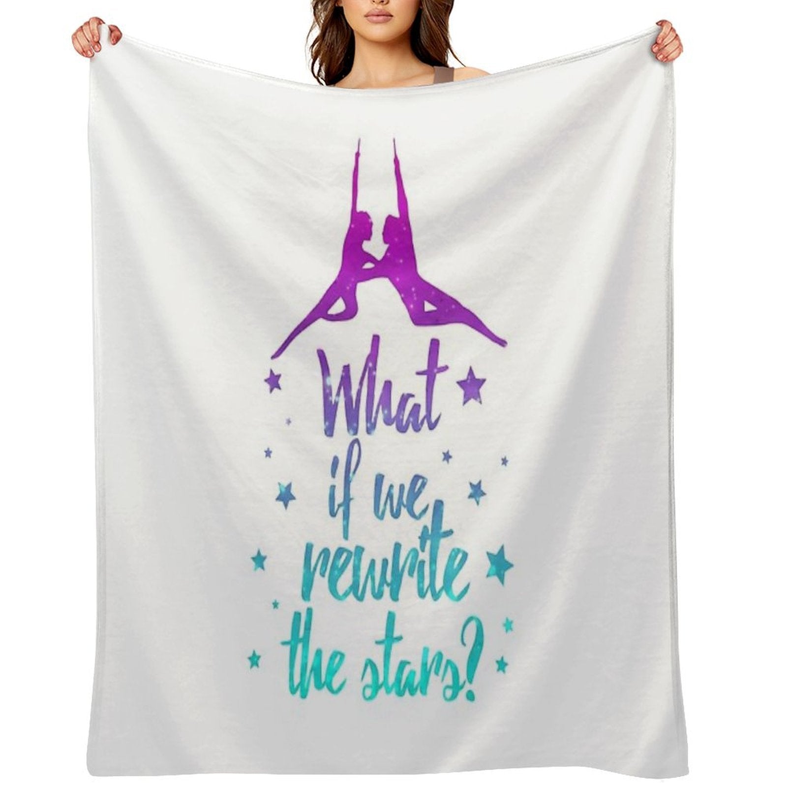 Greatest Showman Rewrite The Stars Easy Care Throw Blanket
