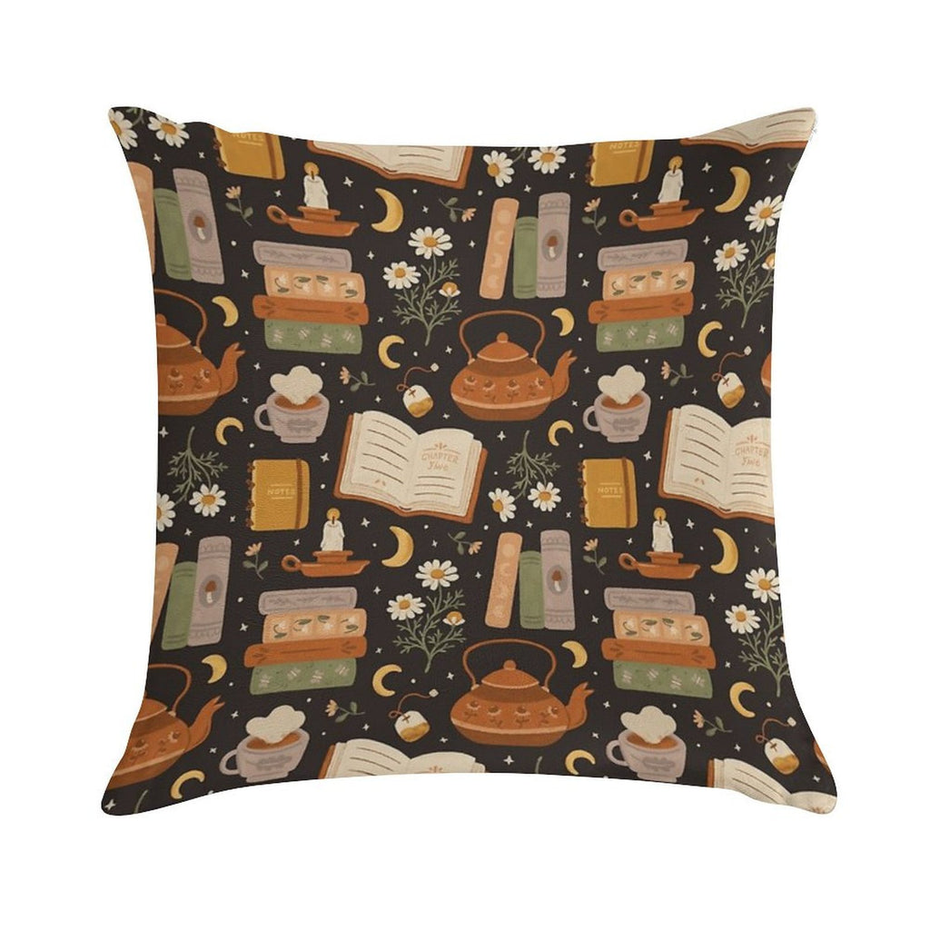 Sweet Bookish Dreams Soft Style Accent Throw Pillow
