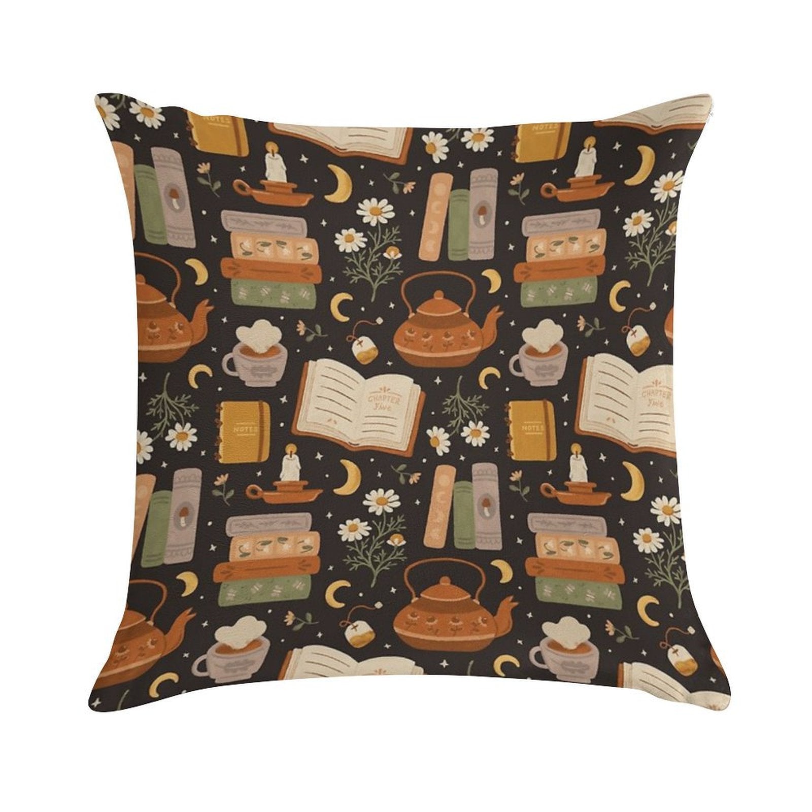 Sweet Bookish Dreams Soft Style Accent Throw Pillow