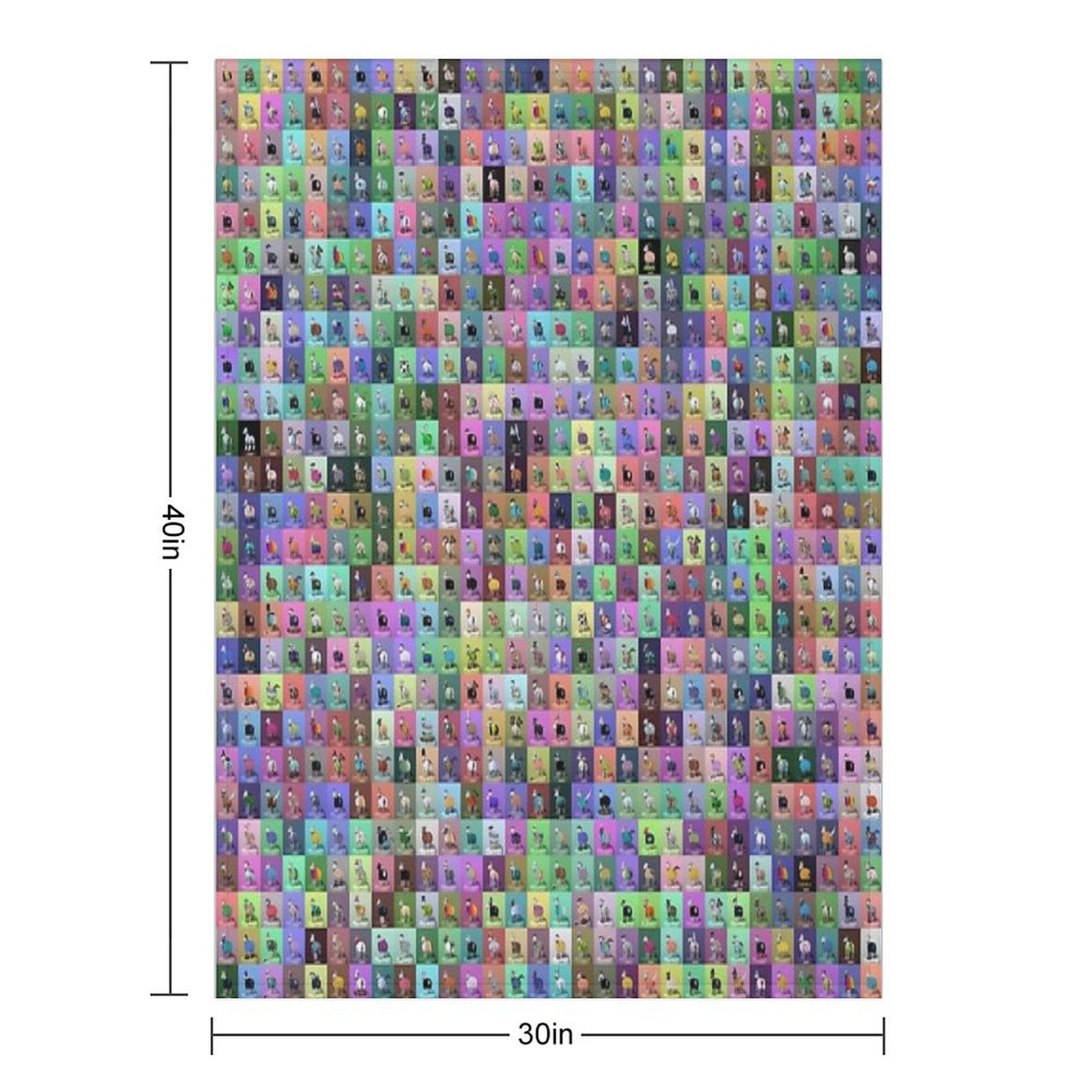 Shimmer Sheep Easy Care Throw Blanket