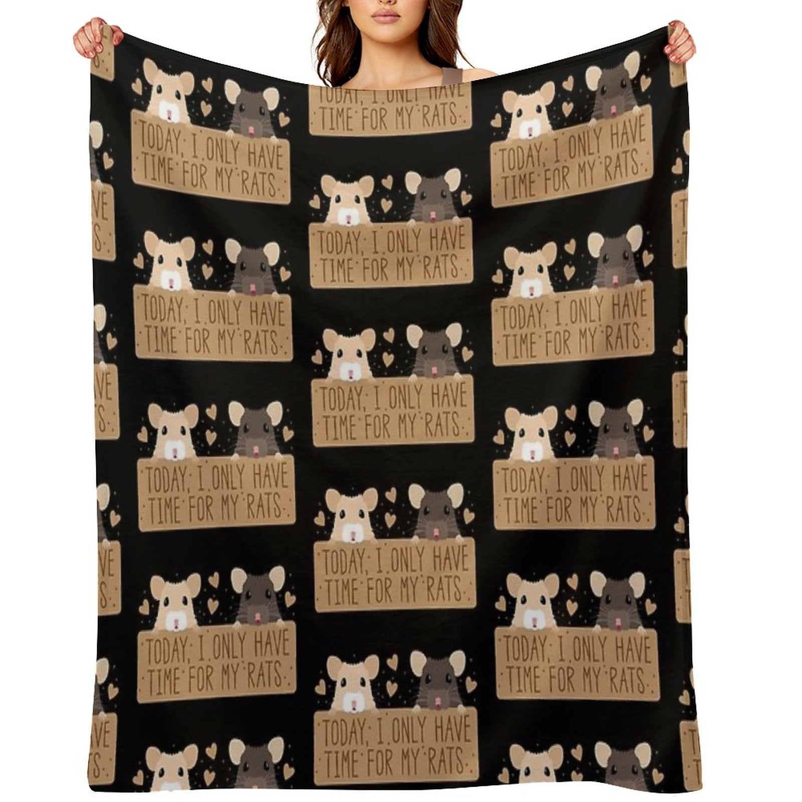 Today, I Only Have Time for My RATS Durable Throw Blanket