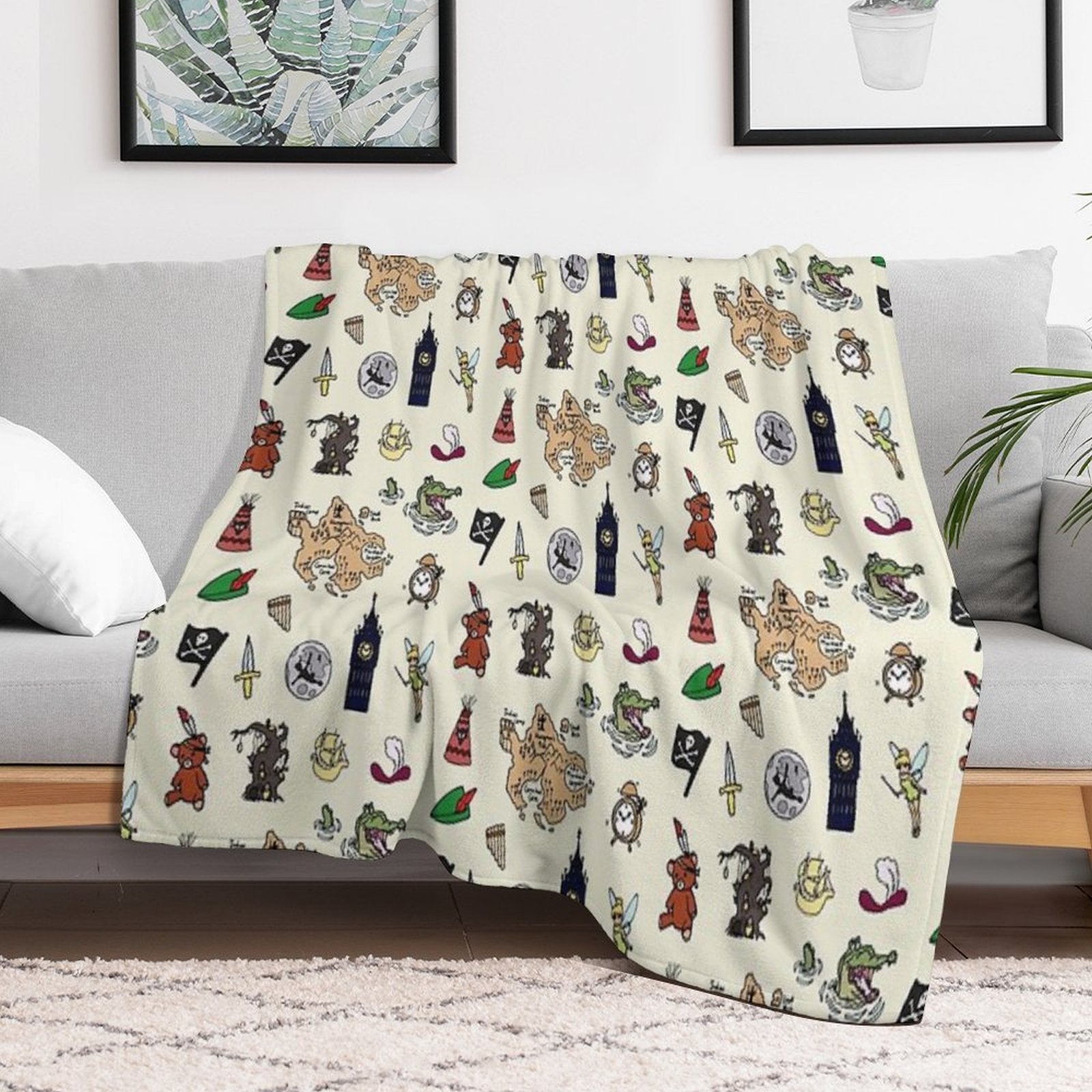 Peter Pan Gift-ready Throw Blanket
