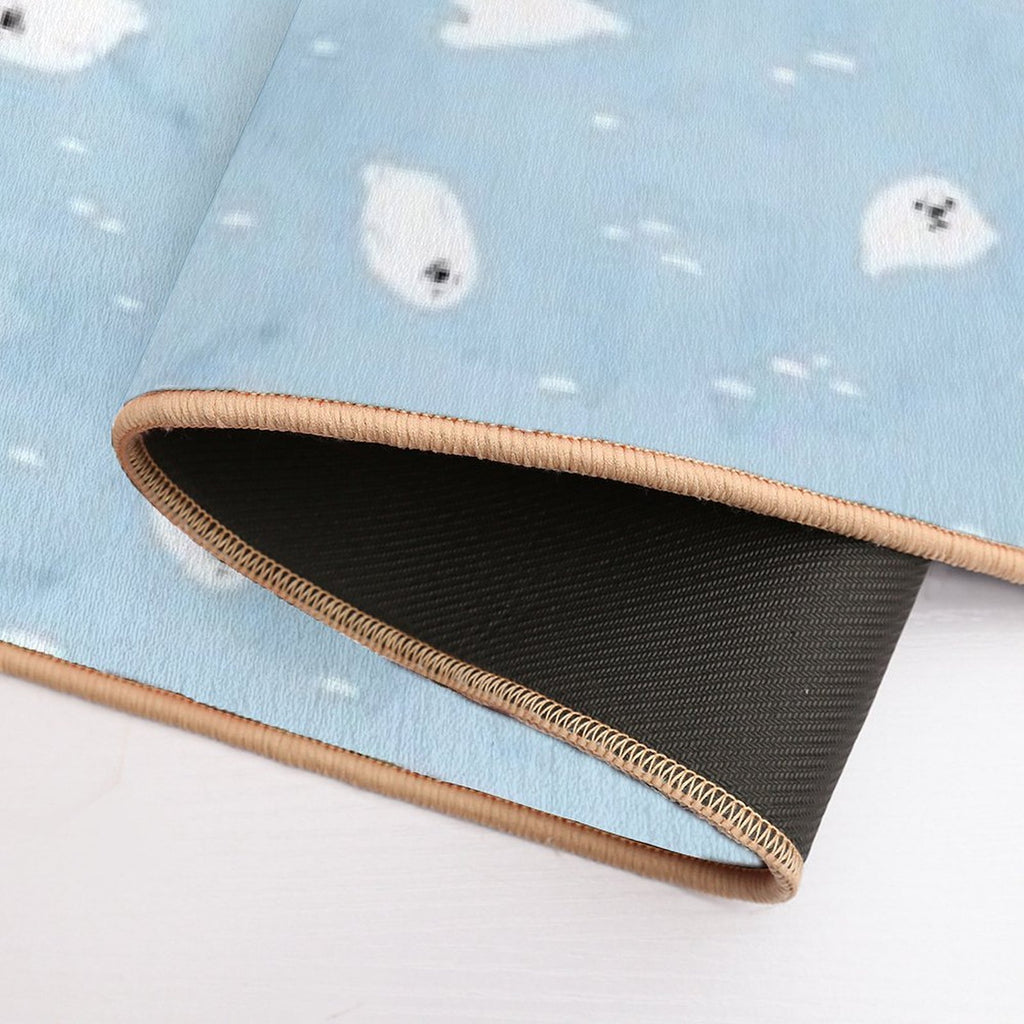 Baby Seal Pattern  Toxin-Free Bath Mat