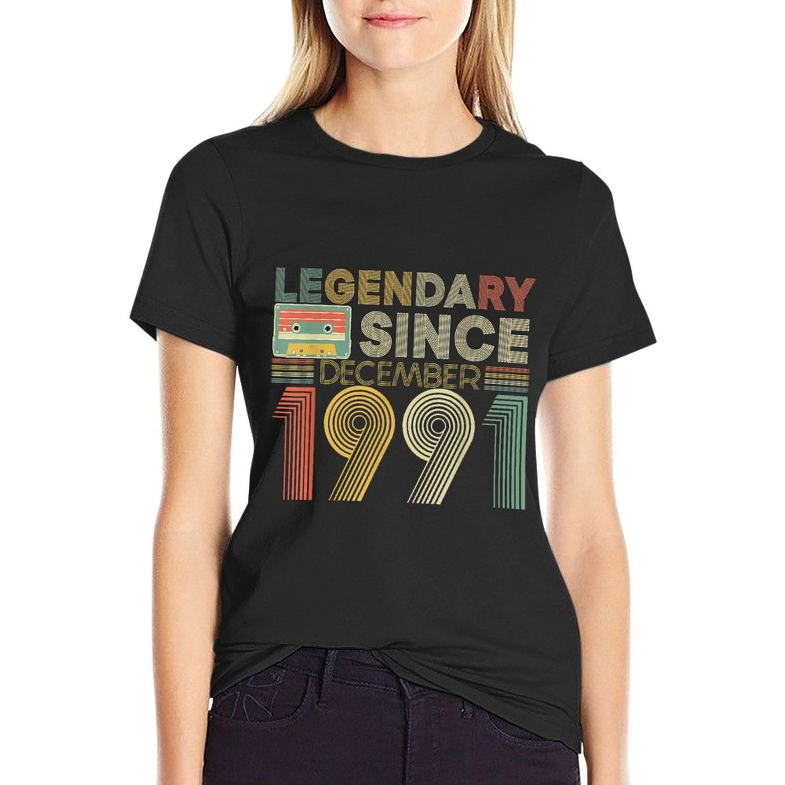 Legendary Since Tape Bday December 1991 30Th Birthday  Soft T-Shirt
