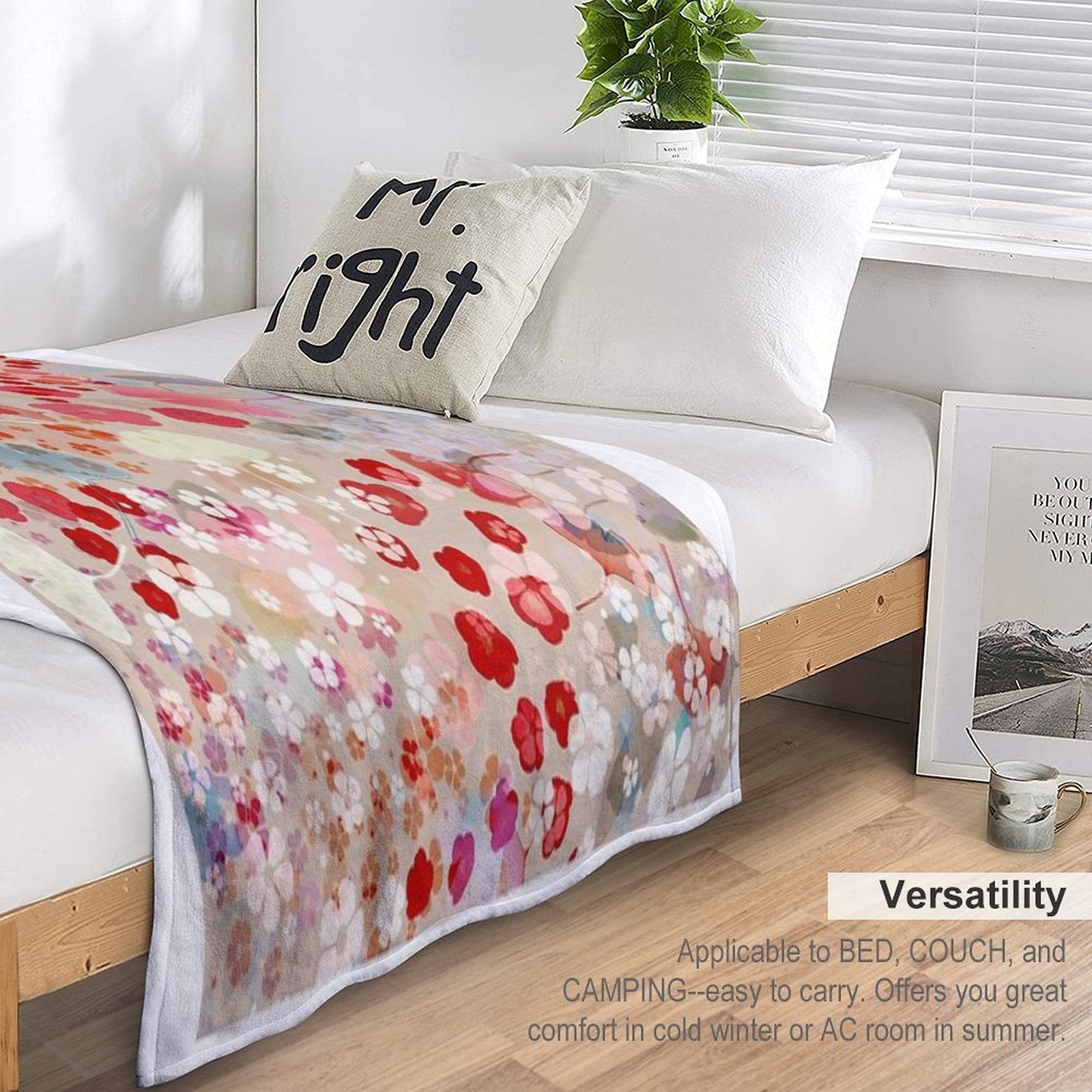 Blossom Compact Throw Blanket