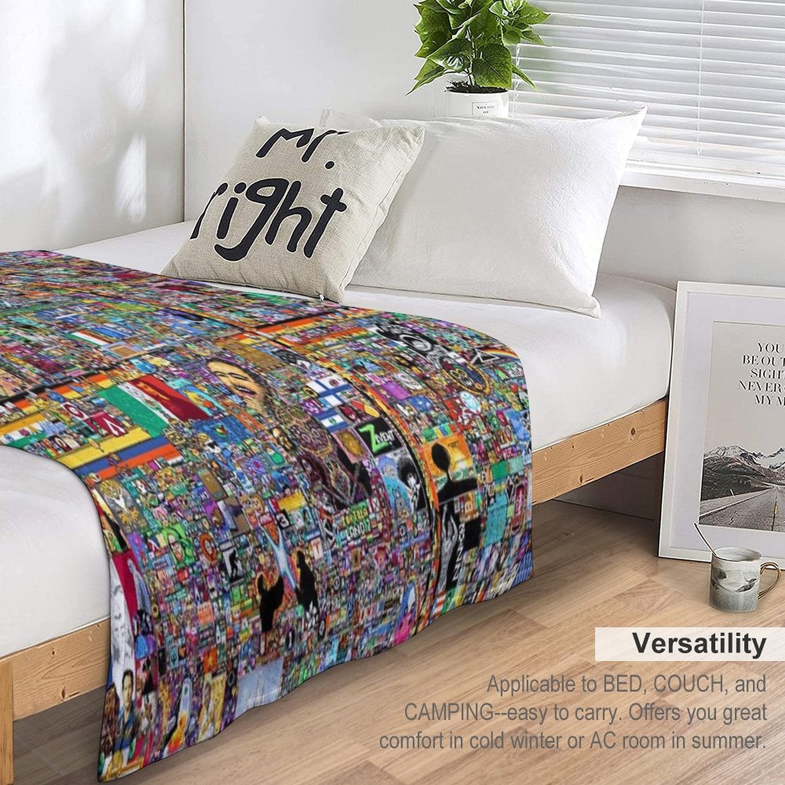 Rplace Reddit 2022 Multi-functional Throw Blanket