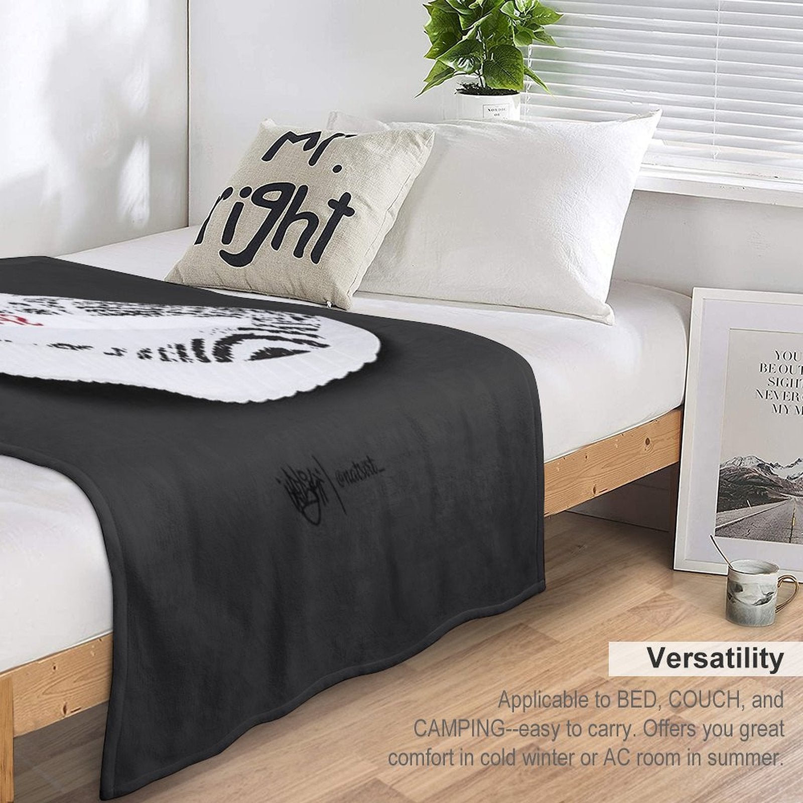 Yeezy Zebra Durable Throw Blanket