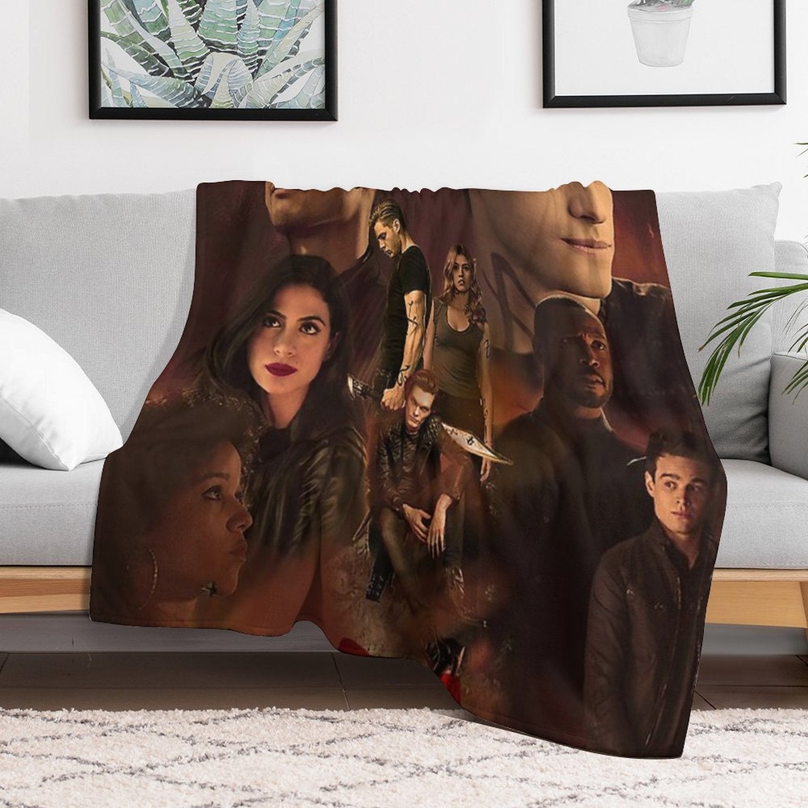 SHADOWHUNTERS POSTER Sustainable Throw Blanket