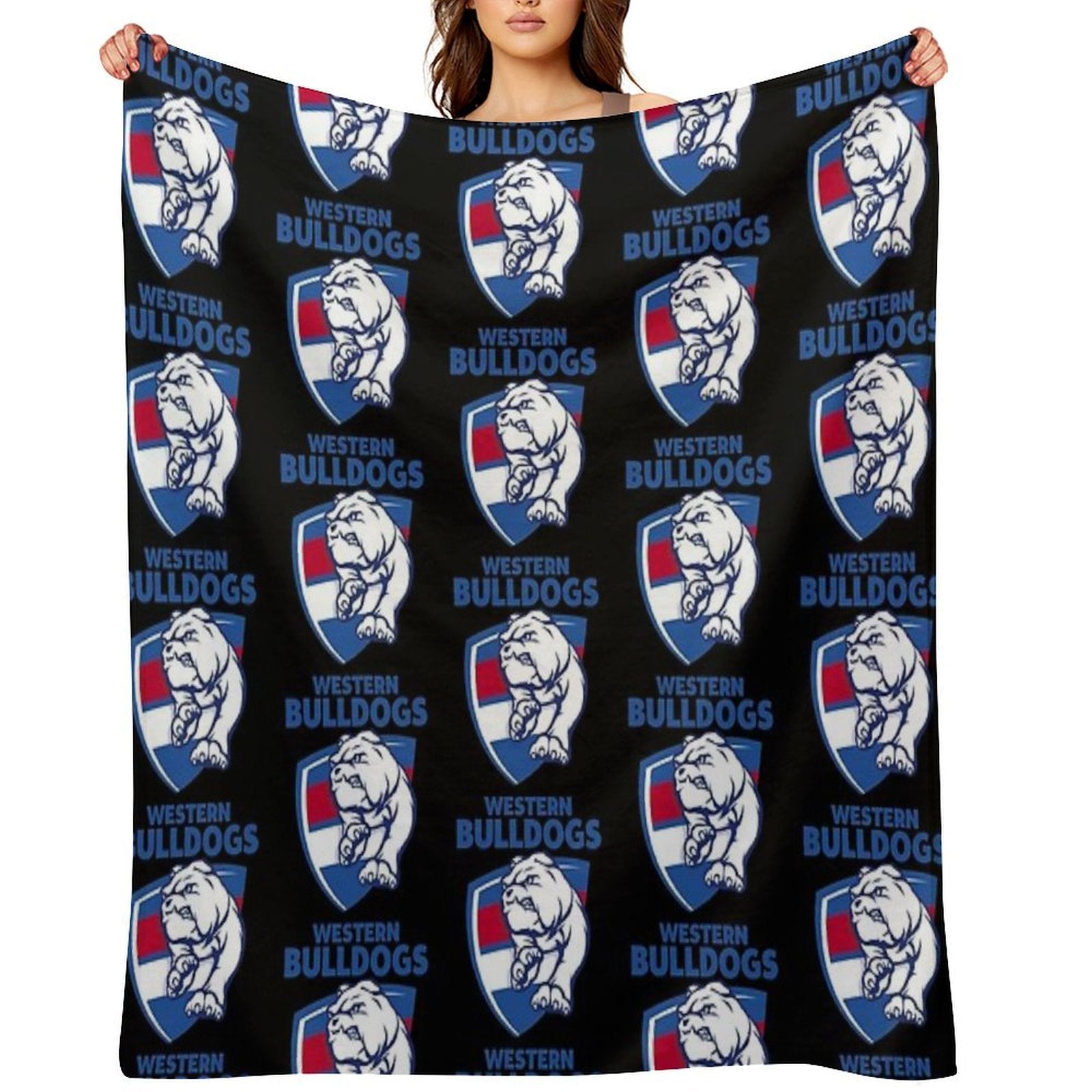 Bulldogs-western Machine-washable Throw Blanket