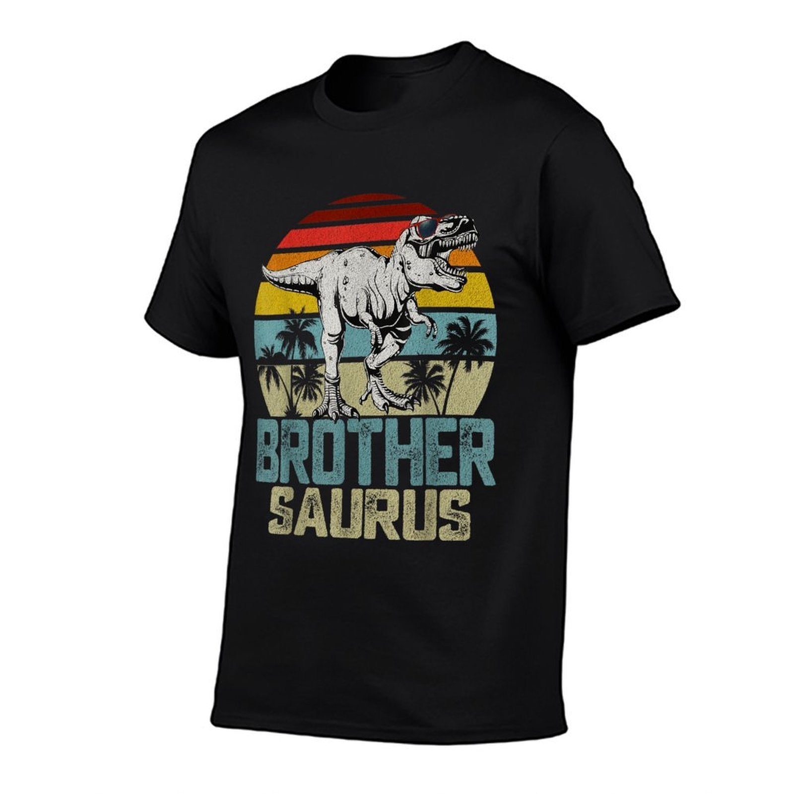 Brothersaurus T Rex Dinosaur Brother Saurus Family Matching  Wrinkle-resistant T-Shirt