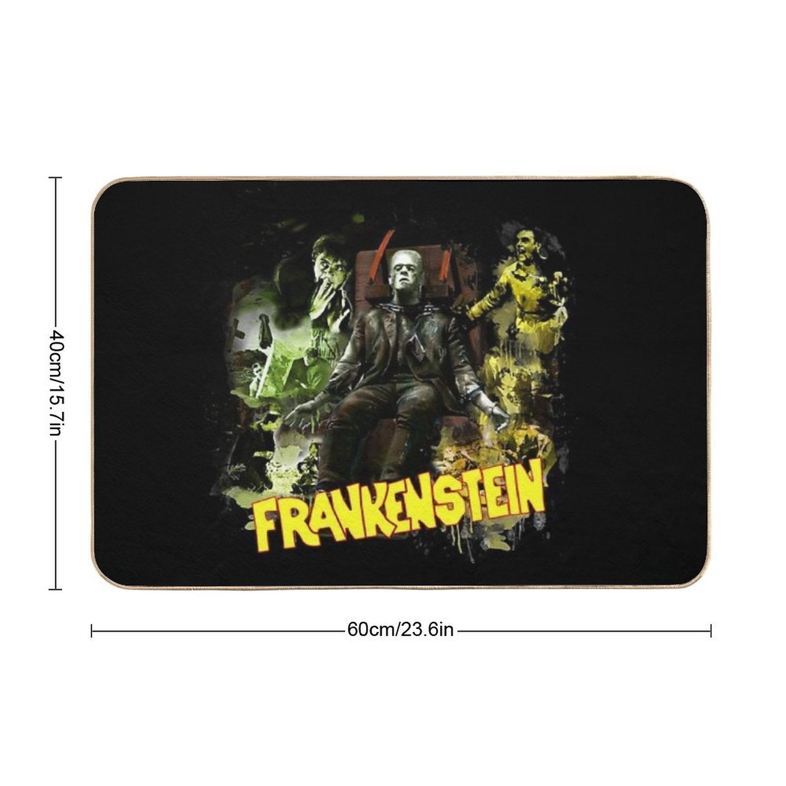 Frankenstein  Easy Maintenance Bath Mat