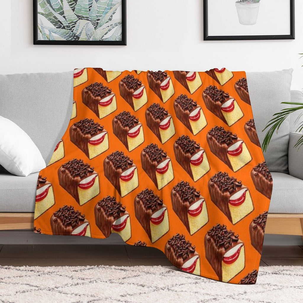 Gansito - Orange Premium Throw Blanket