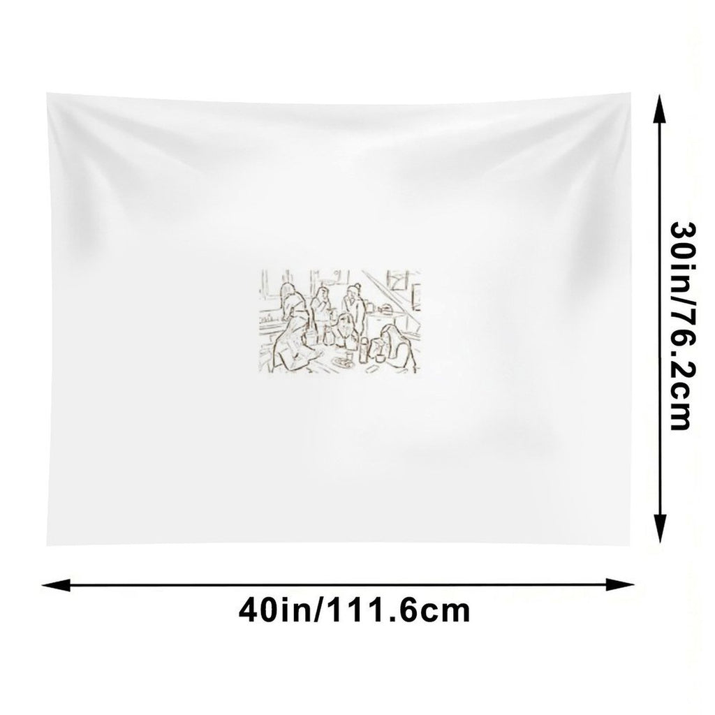 Wake Up Tapestry