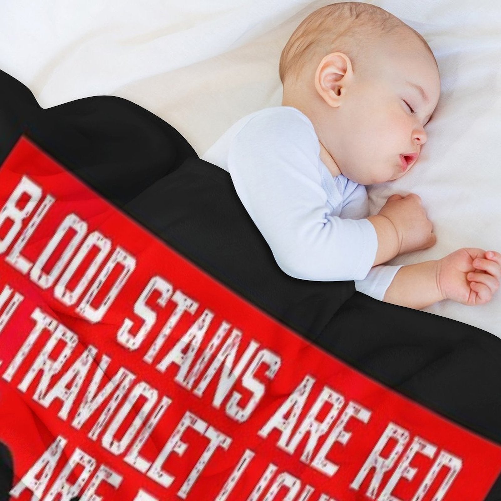 Blood Stains Are Red Versatility Throw Blanket