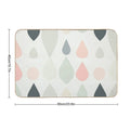 Minimalist Pastel Geometric Art  Stain-Proof Bath Mat