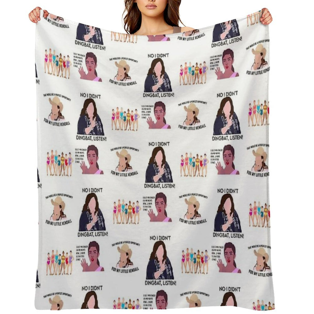 Dance Moms Sticker Pack Lightweight Throw Blanket