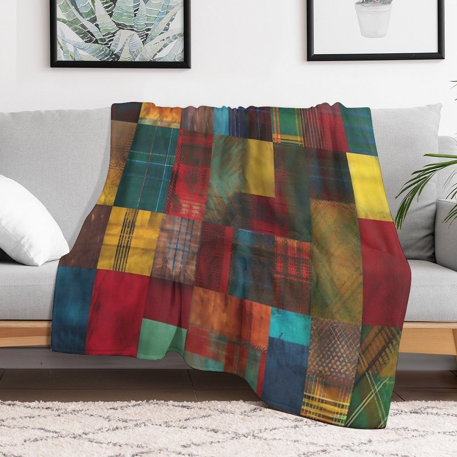 Eternity's Kaleidoscope Travel-friendly Throw Blanket