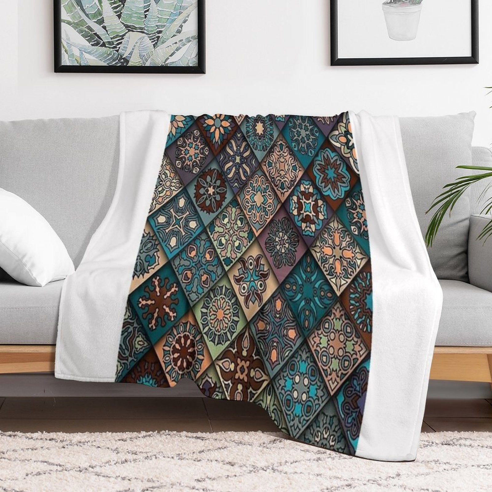 Abstract Design #81 Velvety-soft Throw Blanket