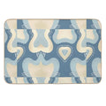 BLUE GOLD OCEANIC ABSTRACT  Toxin-Free Bath Mat
