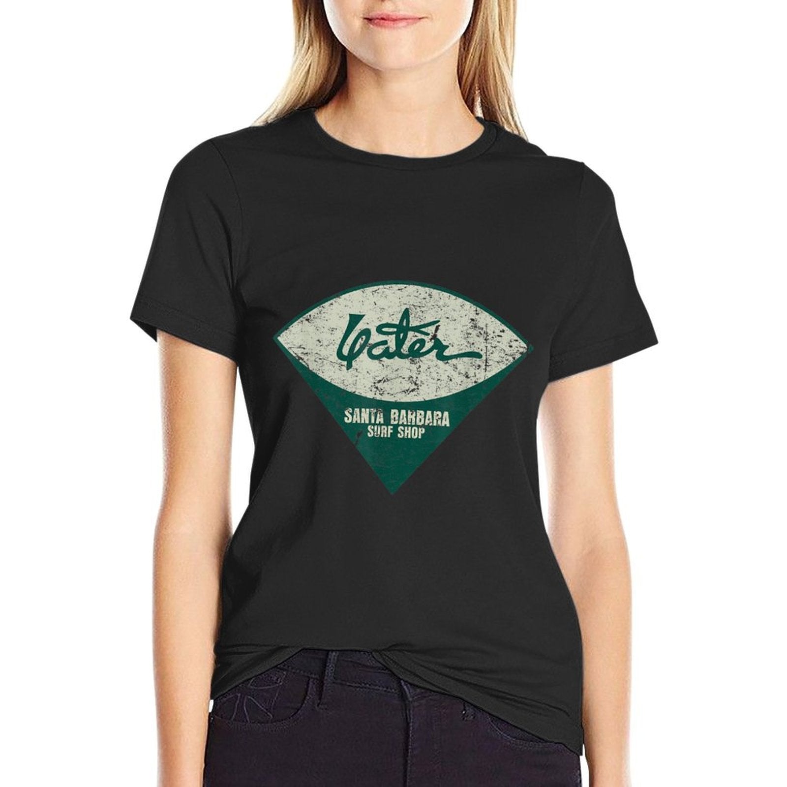 Vintage Yater Surf Surfboards Distressed Men And Women  Summer-ready Fabric T-Shirt
