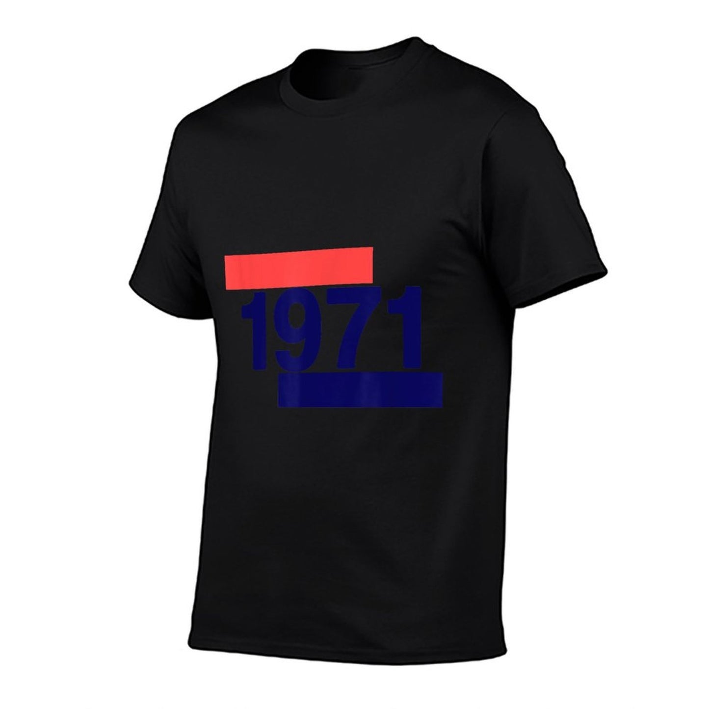 1971 50th Birthday  Oversized Silhouette T-Shirt