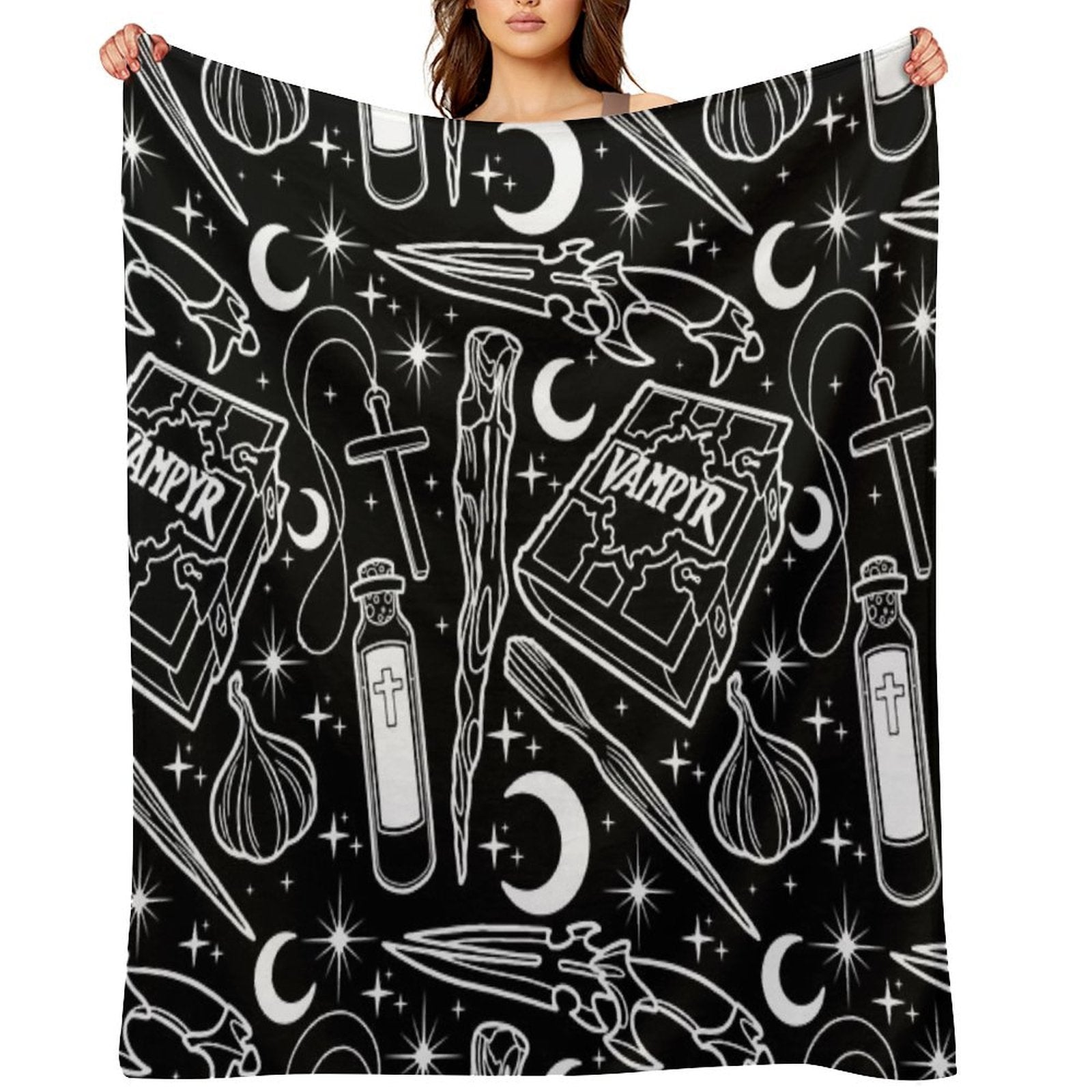 Buffy The Vampire Slayer Weapons Velvety-soft Throw Blanket
