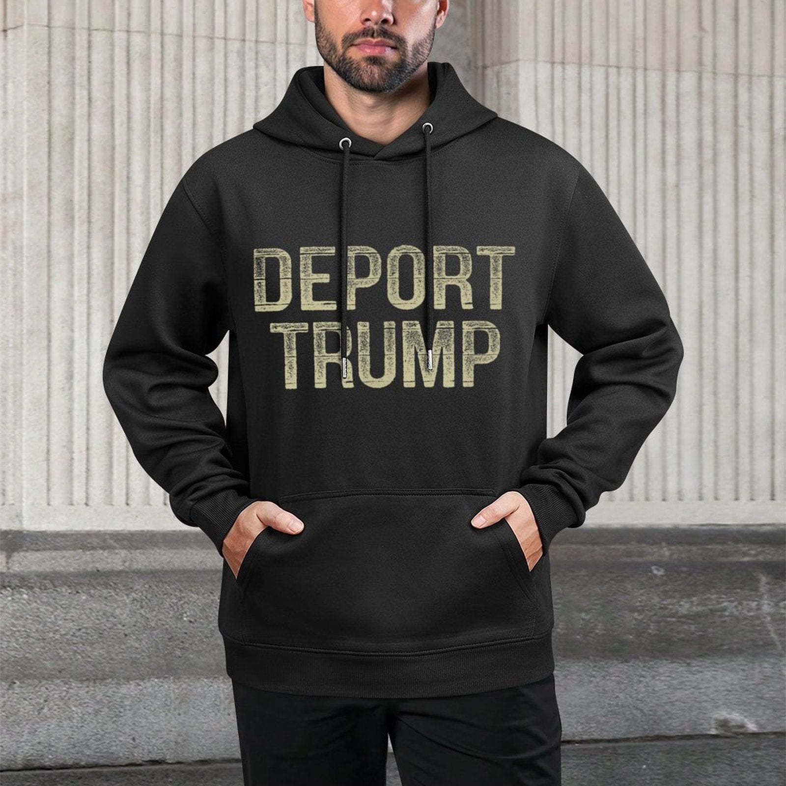 Deport Trump - Vintage Style - All-Day Comfort Hoodie